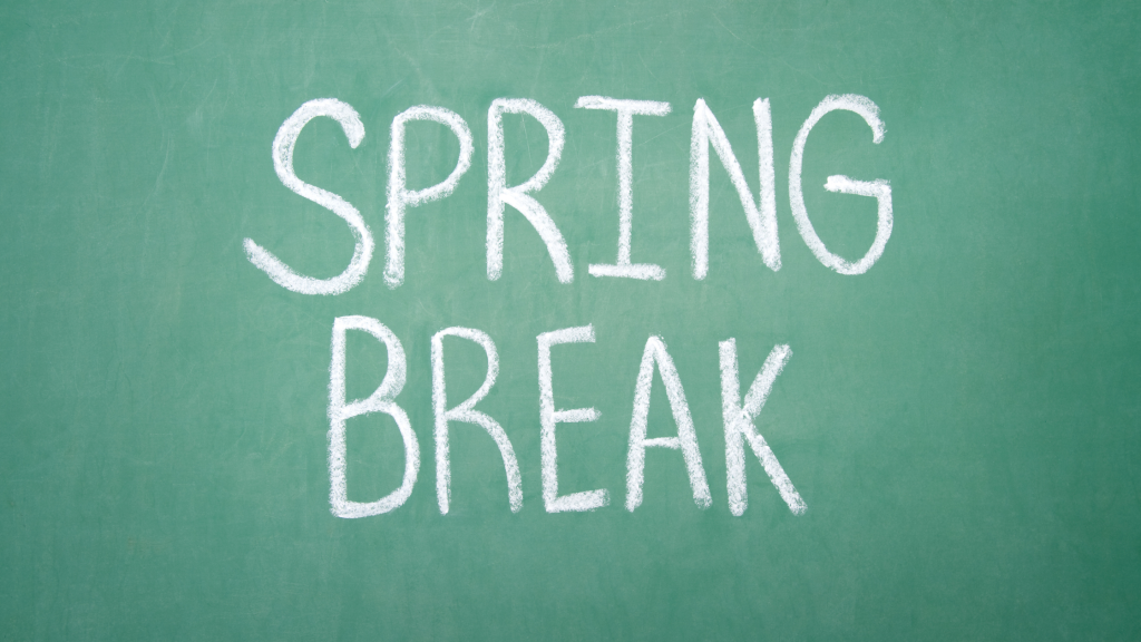 2025 Spring Course Offering Spring Break